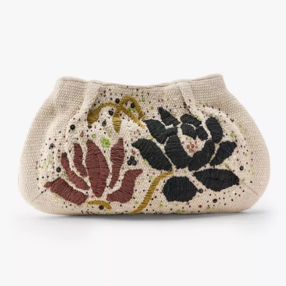 Zara Beaded Embroidered Flower Bag - Picture 2 of 3